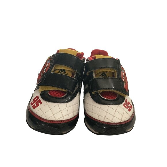 Adidas wgp Cars Lightning McQueen Kids size 5 White Red Black sneakers shoes - Picture 1 of 7